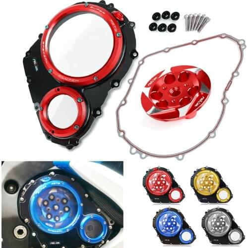 GSXR600 GSXR750 Spring Retainer R CNC Racing Clear Clutch Cover For SUZUKI GSXR GSX-R GSX R 600 750 2006-2020 GSX-R600 GSX-R750