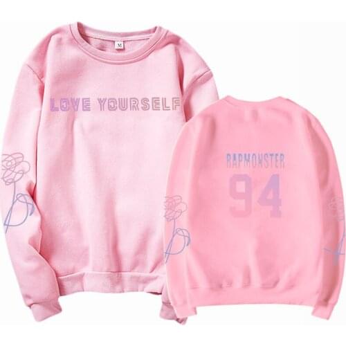 Rapmonster94 Unisex sweatshirt, kpop jung kook sweatshirt 94 sweatshirt love yourself KPOP hoody sweatshirt harajuku kpop bangta