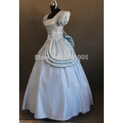 Adult womens ladies luxury rhinestone bubble sleeve princess costume costume fairy tale cosplay