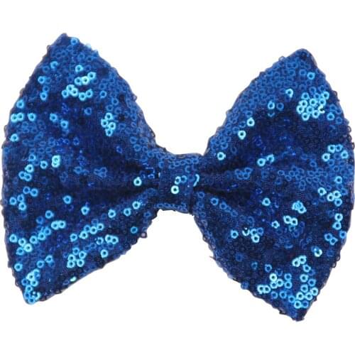 1pc Retail 25 Colors 5inch Messy Sequin Hairbows With Clip For Girls Children Hair Bows Hair Accessory