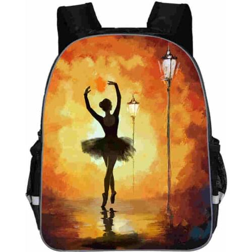 Bellet Backpack Dancer For Teenagers Boys Girls Toddler Animal Kid School Book Bags Men Women Mochila Bolsa
