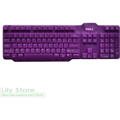 Silicone mechanical desktop PC keyboard Cover Protector For Dell SK-8115 SK -3205 SK-8135 104-Key USB Wired Standard Keyboard