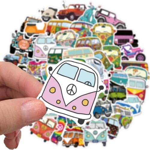 10/50PCS Hip Hop Style Peace Love Outdoor Bus Bike Graffiti Stickers Waterproof DIY Luggage Laptop Skateboard Car Sticker Decals