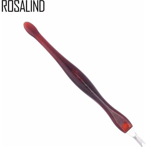 ROSALIND Cuticle Pusher Dead Skin Fork for Manicure Cuticle Remover Pedicure Salon Cuticle Pusher Nail Art Tool