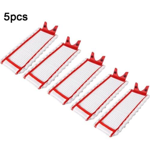 5Pcs Microfibre Floor Mop Pads Replacement For Vileda UltraMax Flat Mop Cloth Quick Drying Machine Washable Easy To Replace