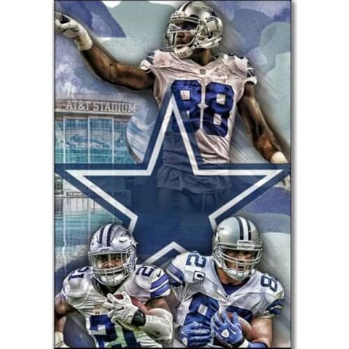 DIY 5D Diamond Painting Football Team Full Drill Crystal Rhinestone Embroidery Cross Stitch Arts Craft kit Sport Wall Art