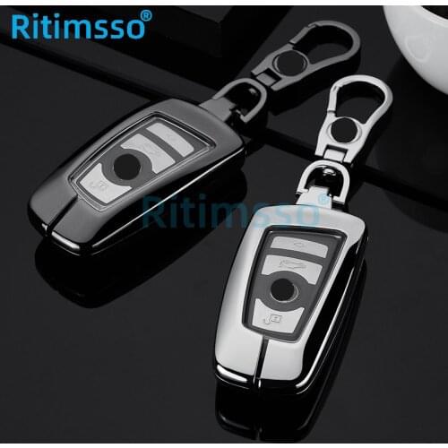 Alloy Car Key Case Cover Key Bag for Bmw F20 F30 G20 F31 F34 F10 G30 F11 X3 F25 X4 I3 M3 M4 1 3 5 Series Accessories Car-Styling