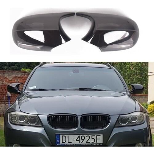 Carbon Fiber Side Wing Mirror Cover For BMW 1 3 Series E81 E82 E87 E88 E90 E91 E92 E93 Rear-View Caps