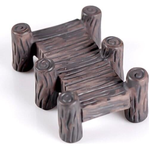 Bridge Figures Decorative Mini Fairy Garden Animals Miniature Micro Landscape Ornaments Resin Crafts