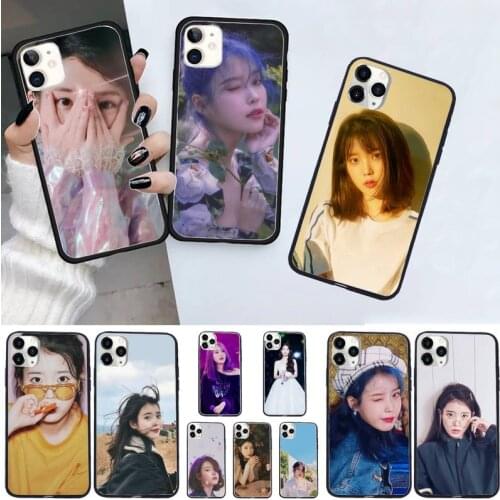 IU KPOP Superstar idol high quality Phone Case coque for iPhone 11 12 pro XS MAX 8 7 6 6S Plus X 5S SE 2020 XR