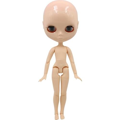 Joint body Nude blyth Doll, without hair bald without make-up boy body