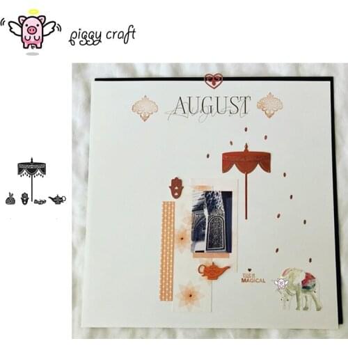 Piggy Craft metal cutting dies cut die mold Lamp decoration Scrapbook paper craft knife mould blade punch stencils dies