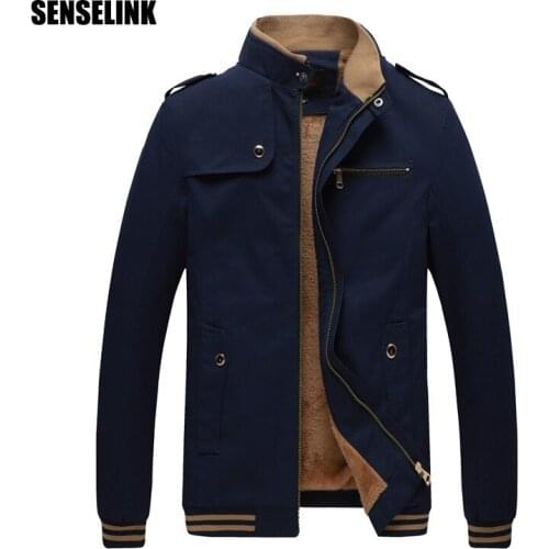 Mens Jacket 2020 Simple Korean Version Fashion Autumn Winter Windproof Warm Denim Brand Casual Clothing Slim Jacket 5XL