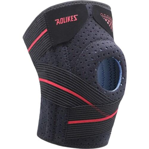 1pc legwarmer Knee Pad Sleeve Thermal Knit Compression Leg Support Bandage Protector For Running Jogging Hiking Football Soccer