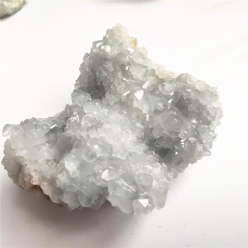 Natural Celestine Cluster Mineral Specimen Collection Ornaments