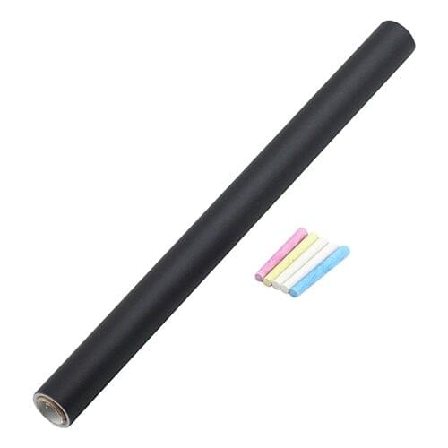 New arrival! 2016 Large Chalkboard Wall Sticker Removable Blackboard Decal 200x45cm 5 Chalks