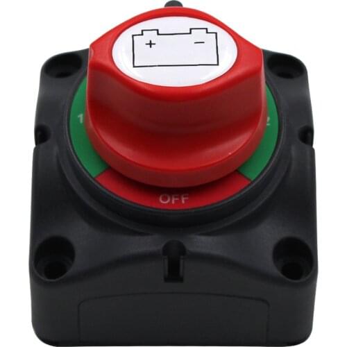 12/24V Dual Battery Selector Switch 3 Speed Swith For Single/Dual Engine Car Marine Boat RV Camper Truck ATV UTV Yacht Trailer