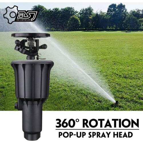 High Water Pressure 360 Degrees Rotating Watering Pop-up Spray Head Sprinkler 1/2 inch 3/4 inch Integrated Sprinkler