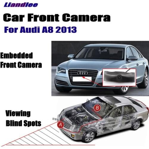Car Front View Camera For Audi A8 2013 Not Rear View Backup Parking Camera HD CCD Night Vision