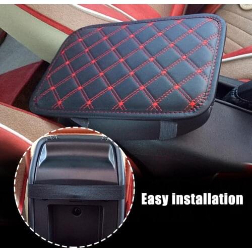 Universal Leather Car Armrest Pad Covers Auto Seat Armrests Box Pads Center Consoles Cushion