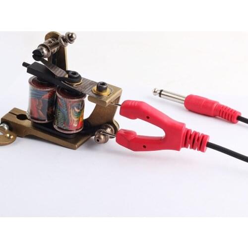 YILONG 1.8m Top Quality Tattoo Clip red Rubber Silicone Cord For Tattoo Power Supply Tattoo Machine Free Shipping
