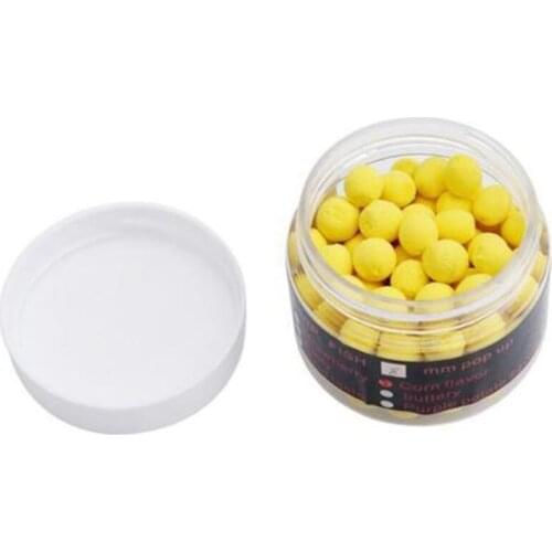 1 Box Smell Pop up Fishing Lure Boilies Floating Carp Baits Soluble in Water 14mm