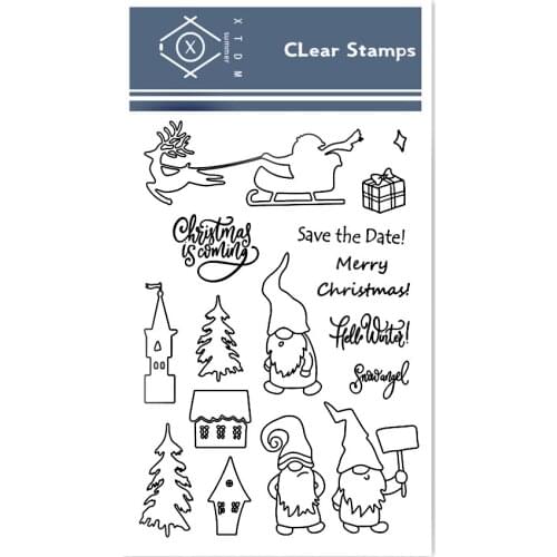 11x16CM Easter elves transparent seal clear stamps silicone seal roller stamps DIY scrapbook album / card production