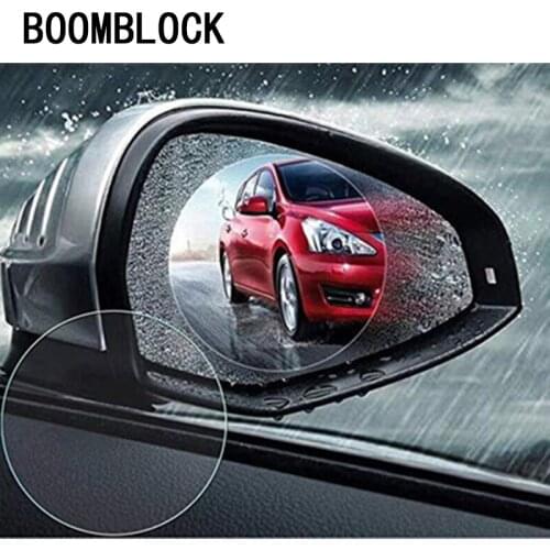 2pcs Rainproof Car Rearview Mirror Anti-fog Protective Film Stickers For Acura Chevrolet Cruze Aveo Peugeot 308 Seat Leon Mazda