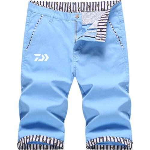 2021 Mens Daiwa Fishing Shorts Summer Sport Cotton Quick Dry Men Fishing Clothing Plus Size DAiWA Breathable Fishing Pants