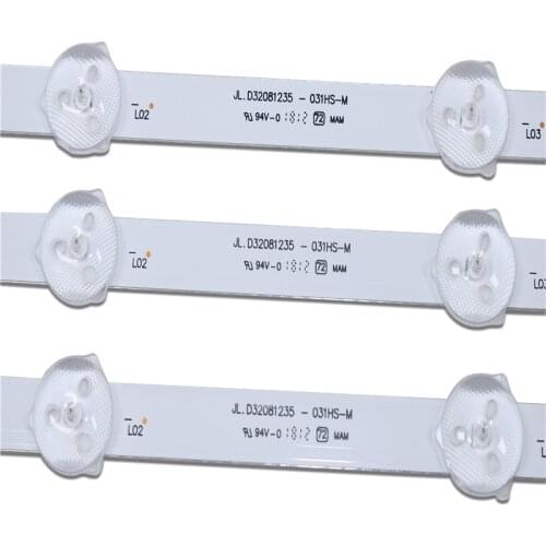 30pcs 605mm LED Backlight strip 8 lamps For Tv JL.D32081235-001CS-M E469119 21v input