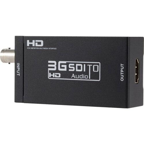 SDI to HDMI-compatible Audio Video Converter Adapter SDI/HD-SDI/3G-SDI Adapter SDI Adapter Support 1080P for Camera TV Theater