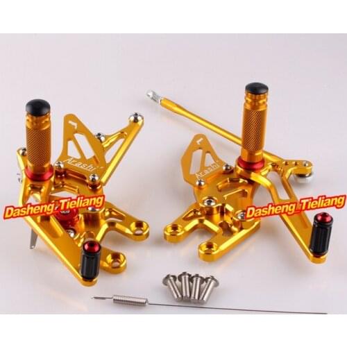 CNC Aluminum Motorcylce Rearset Rear Set Footpegs 1Pair For Kawasaki Ninja ZX10R 2004 2005