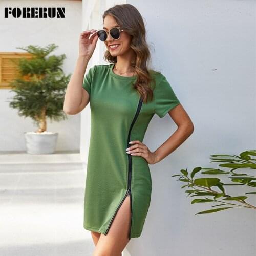Простые летние платья FORERUN China At AliExpress