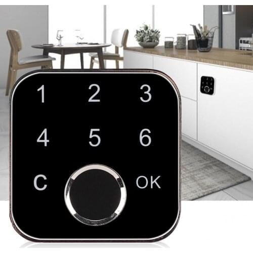 G16 Smart Fingerprint Password Keyless Lock Drawer Wardrobe Cabinet Box Security Lock