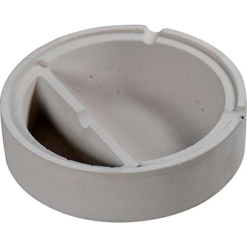 Round Cement Mold Epoxy Resin Ashtray Moulds