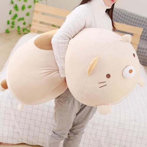 Big Size Corner Bio Plush Doll Sumikko gurashi Stuffed Toy Japanese anime Pillow Cushion Christmas present Gift For Kids