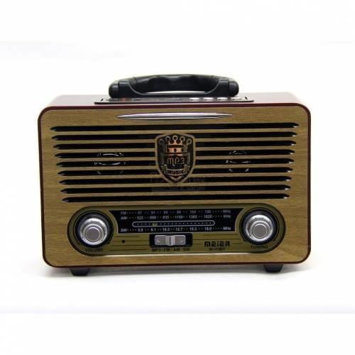 Meier M-115BT Rechargeable Nostalgic Radio USB SD MP3 Bluetooth