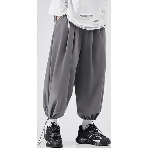 Men Streetwear Joggers Pants 2021 Autumn Loose Man Korean Fashion Hip Hop Sweatpants Male Trousers 5XL Dropshipping