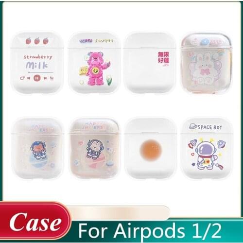 Soft Silicone Protective Cases For Airpods 1/2 Sleeve Wireless Earphone Cover For Apple Air Pods Charging Box Bags Accessories