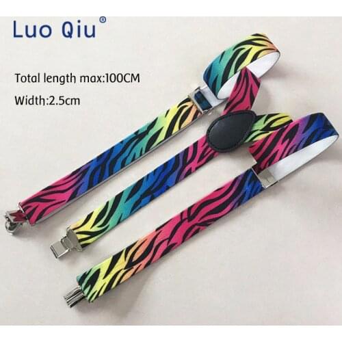 2019 New Hot selling Pure Color Women / Men gradual Flame pattern support Elastic y- back Elastic Sling