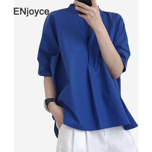 Блузки с воротником стойка OFEMCINE China At AliExpress