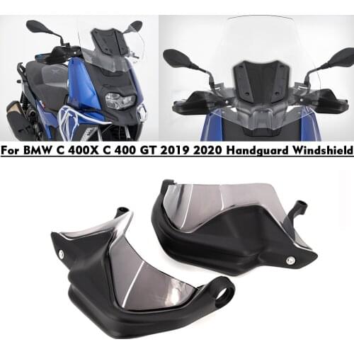 Transparent Motorcycle Handguard Windshield Brake Handguard Extension Kit For BMW C 400 X C400 GT C400X C400GT2019 2020