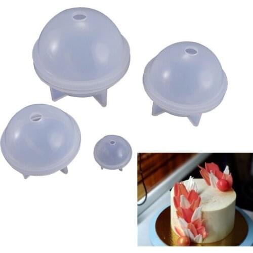 20/30/40/50mm Stereo Spherical Silicone Mold Cake Decorating Tools Jewelry Making DIY Balls Resin Decoration Crafts