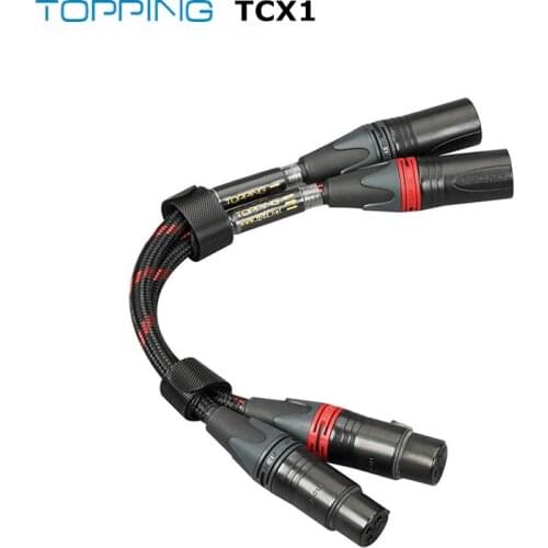 TOPPING TCX1 Audiophile 6N Single Crystal Copper XLR Balanced Line XLR Professional Audio Cable