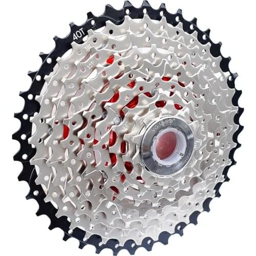 VG Sports Mountain Bike MTB 9 Speed Cassette Casette 9S 40T Bicycle Parts Freewheel 11-13-16-20-24-28-32-36-40T