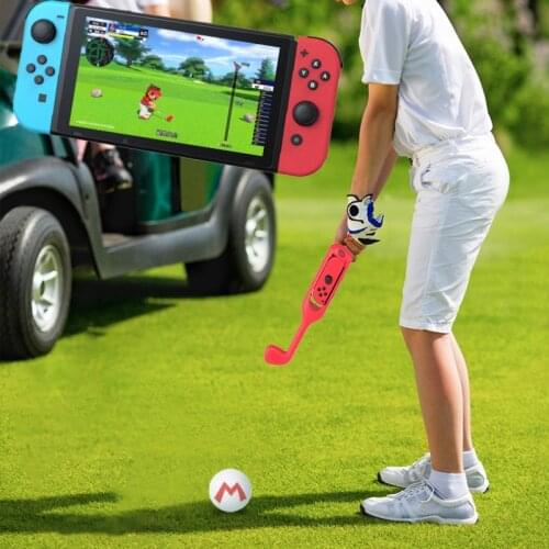 Golf Wedge Type Protective Skin Cover For Switch Left And Right Controller Small Handle Game Accessory Set Switch Golf Club Grip