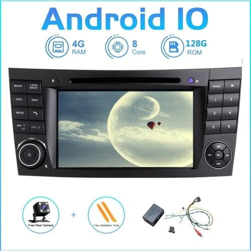 ZLTOOPAI 128GB Android 10 For Mercedes Benz E-Class W211 CLK W209 CLS W219 Car Multimedia Player + Fiber Decoder Auto Stereo New