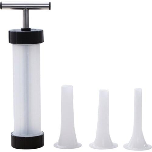1 X Sausage Stuffer 3 X Filling Tubes Manual Sausage Maker Meat Stuffer Syringe Filler Hand Operated Machine 3pcs Tube