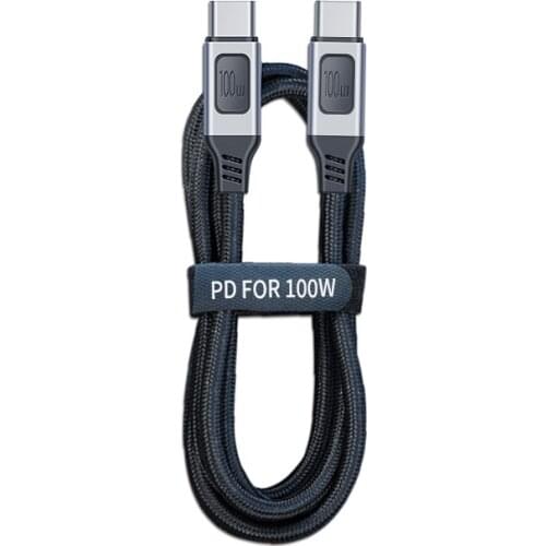 1m 1.5m 2m USB Type C 3.1 to USB C Male to Male 100W High-speed transmission data cable for Macbook Xiaomi HP