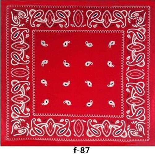 100% Cotton Purple Rose Punk Hip Hop Headwear Kerchief Bandanas Foulard Neckerchief Square Scarf for Women/Men/Boys/Girls